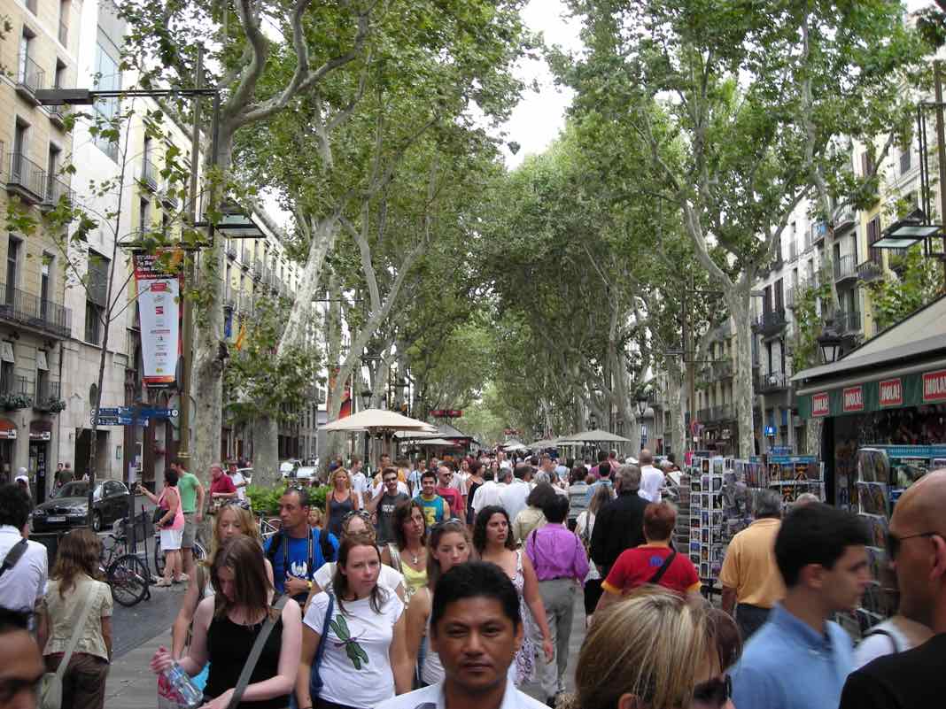 Las Ramblas in Barcelona