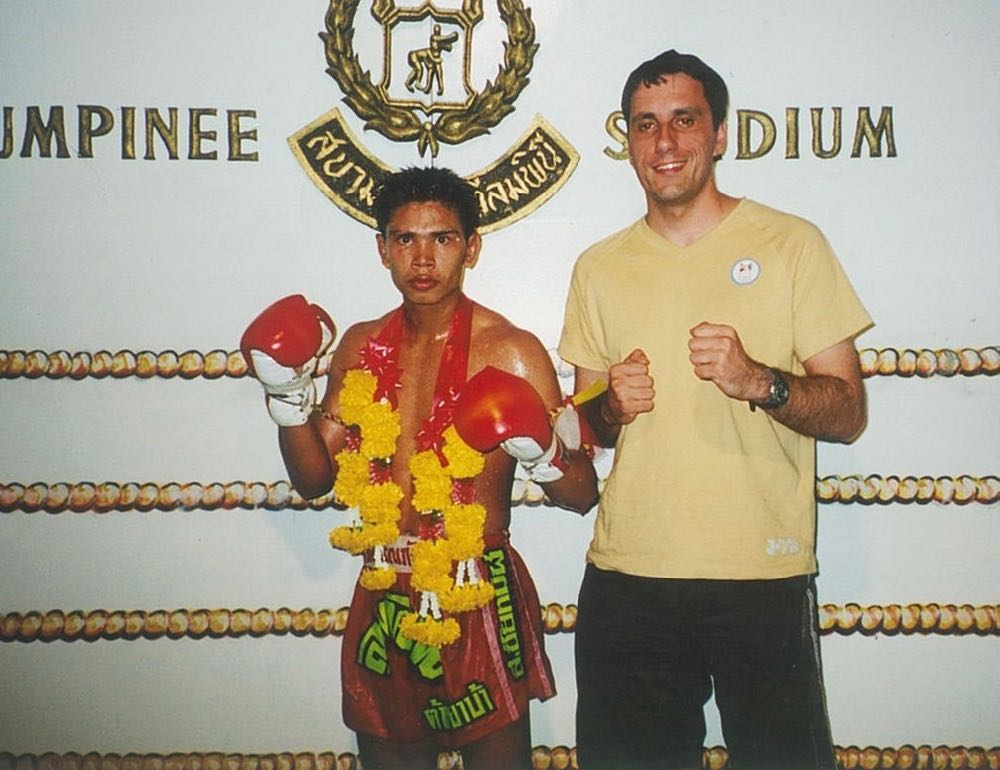Thai Boxing Match Champion