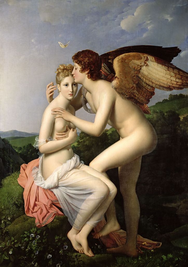 Cupid and Psyche Painting