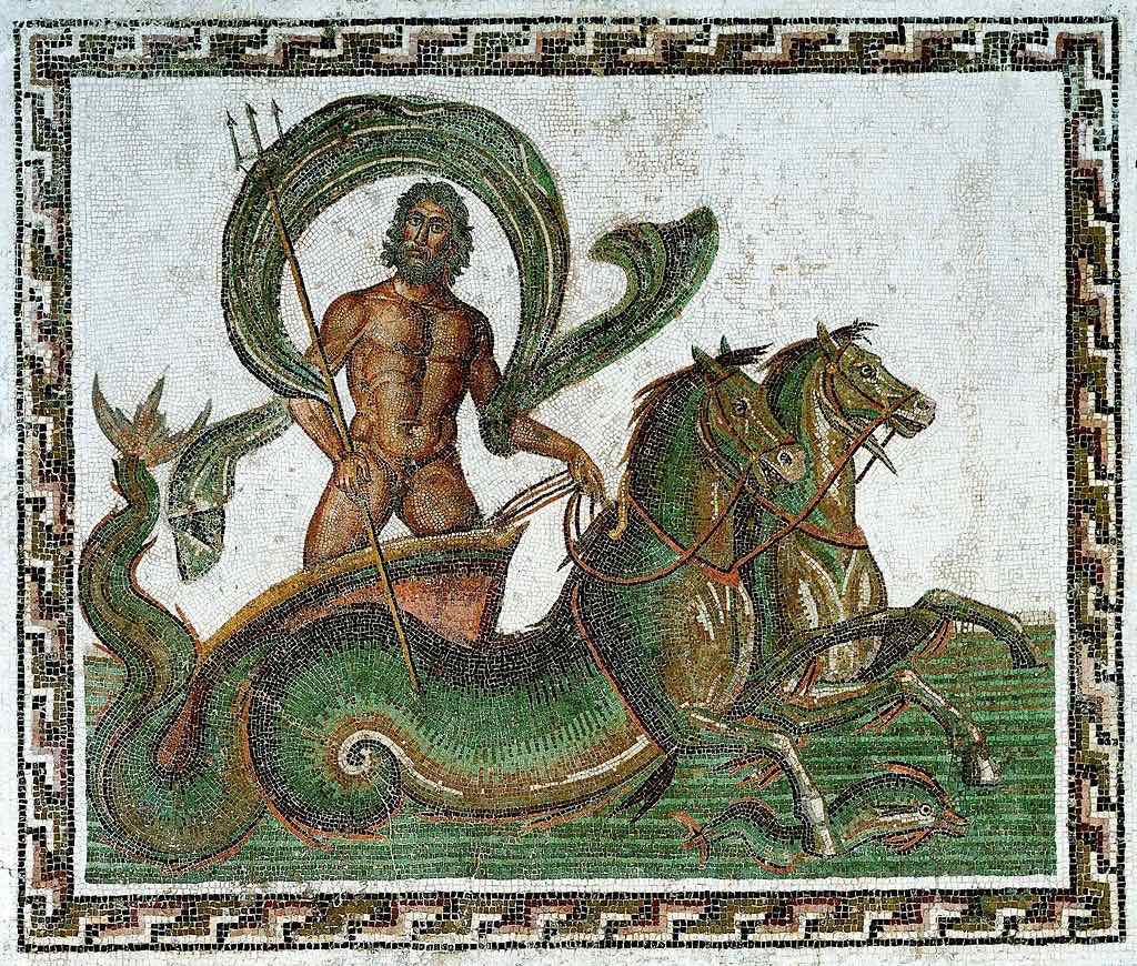 Neptune Poseidon Mosaic