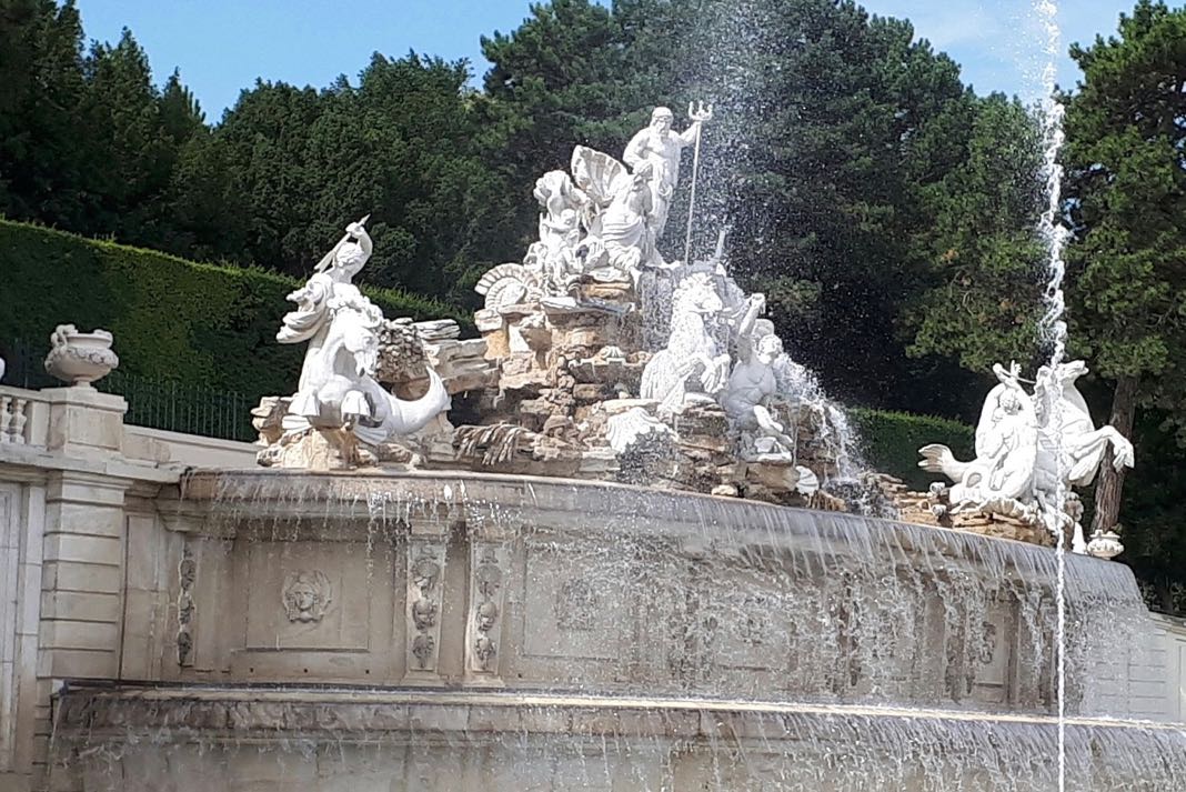 Neptune Fountain Schonbrunn Palace