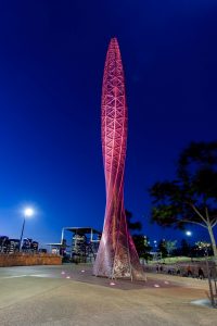 Venue Rising sculpture Kangaroo Point Queensland