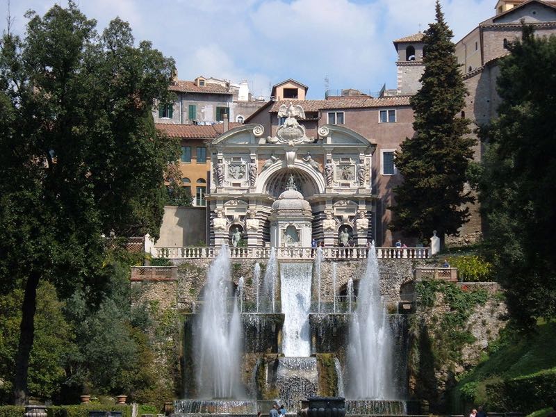 The Neptune Fountain and Water Organ Villa d’Este Tivoli Italy