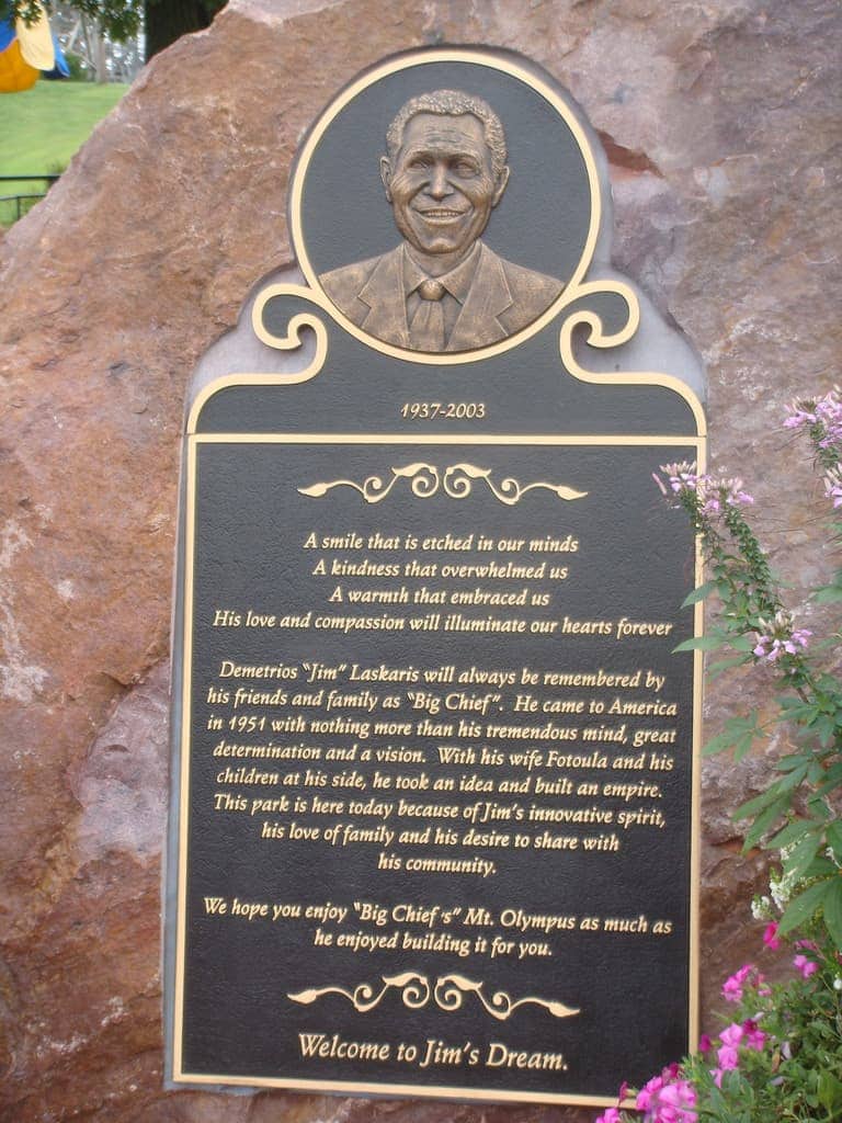 Mt Olympus Water & Theme Park Wisconsin Dells Jim Laskaris Memorial