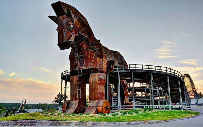 The Trojan Horse Mt Olympus Theme Park