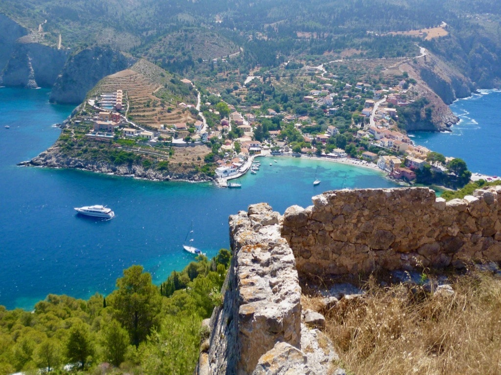 View of Assos Village from Assos Castle