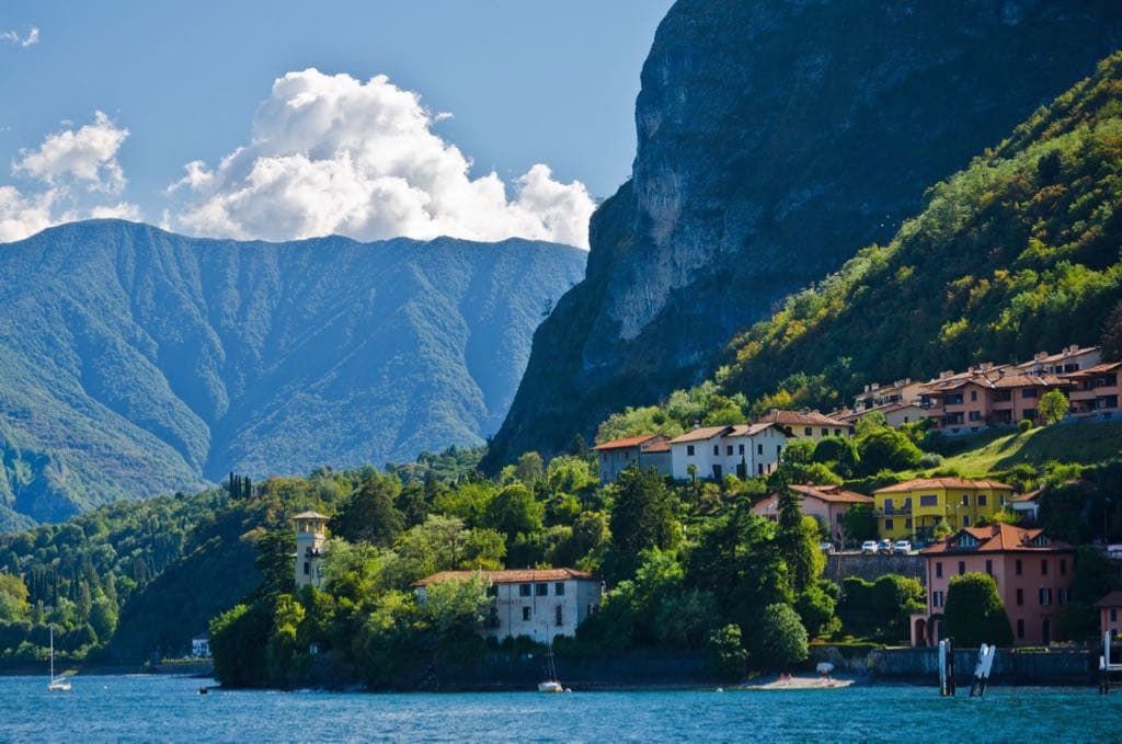 Beautiful scene of Menaggio Lake Como