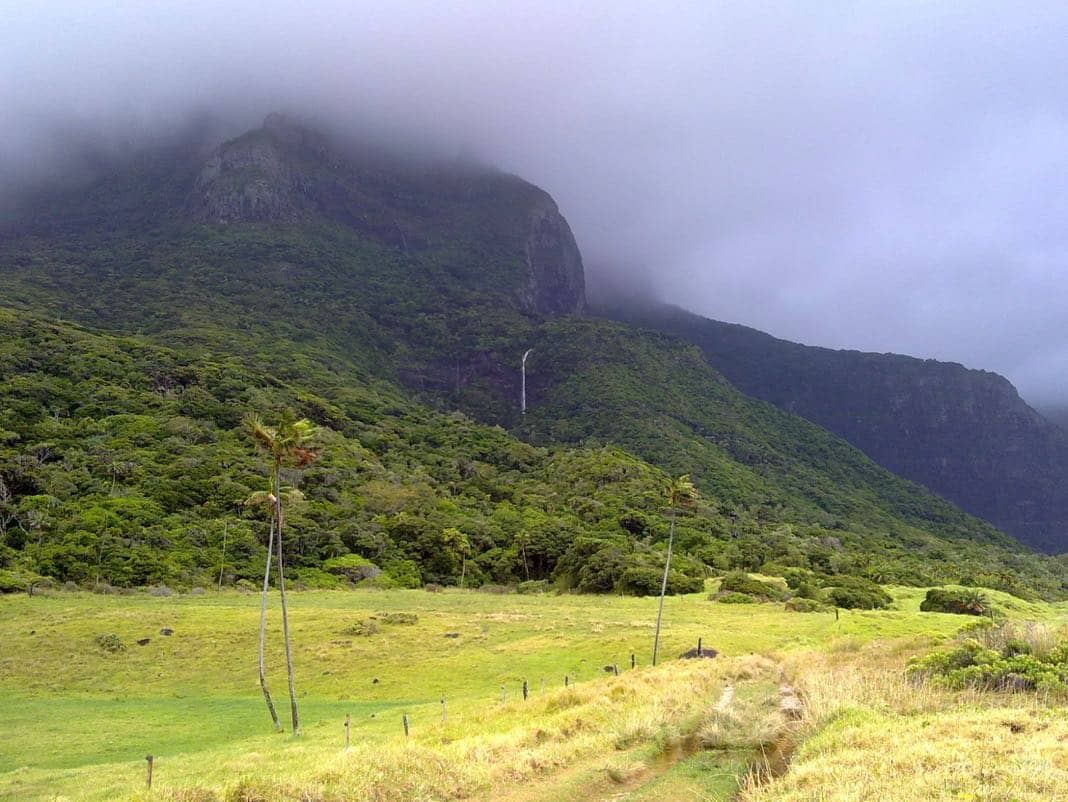 Mountain scene Lord Howe Island