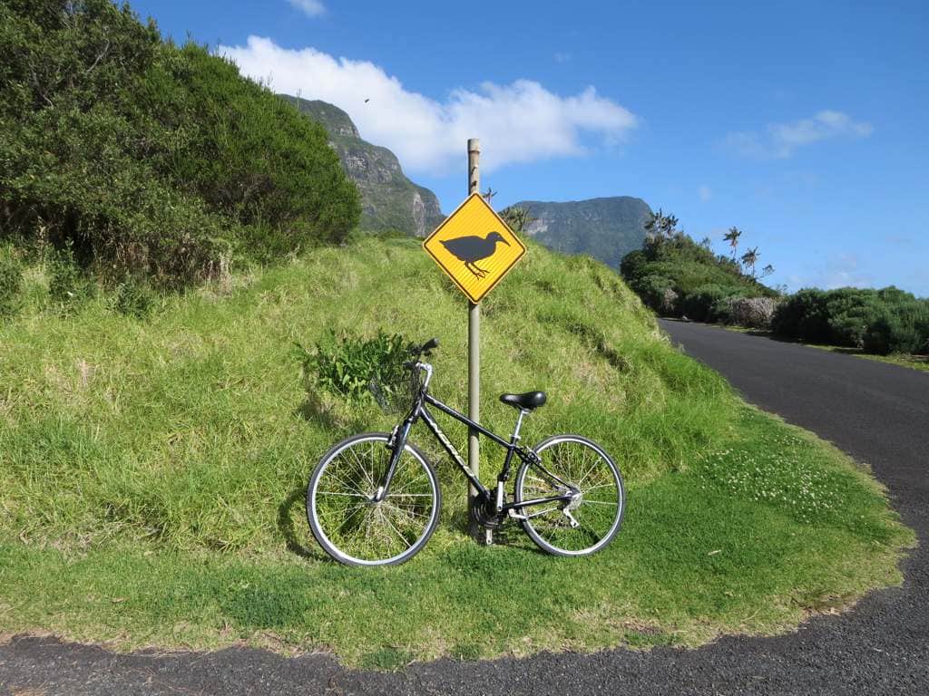 Rent a bicycle on Lord Howe Island