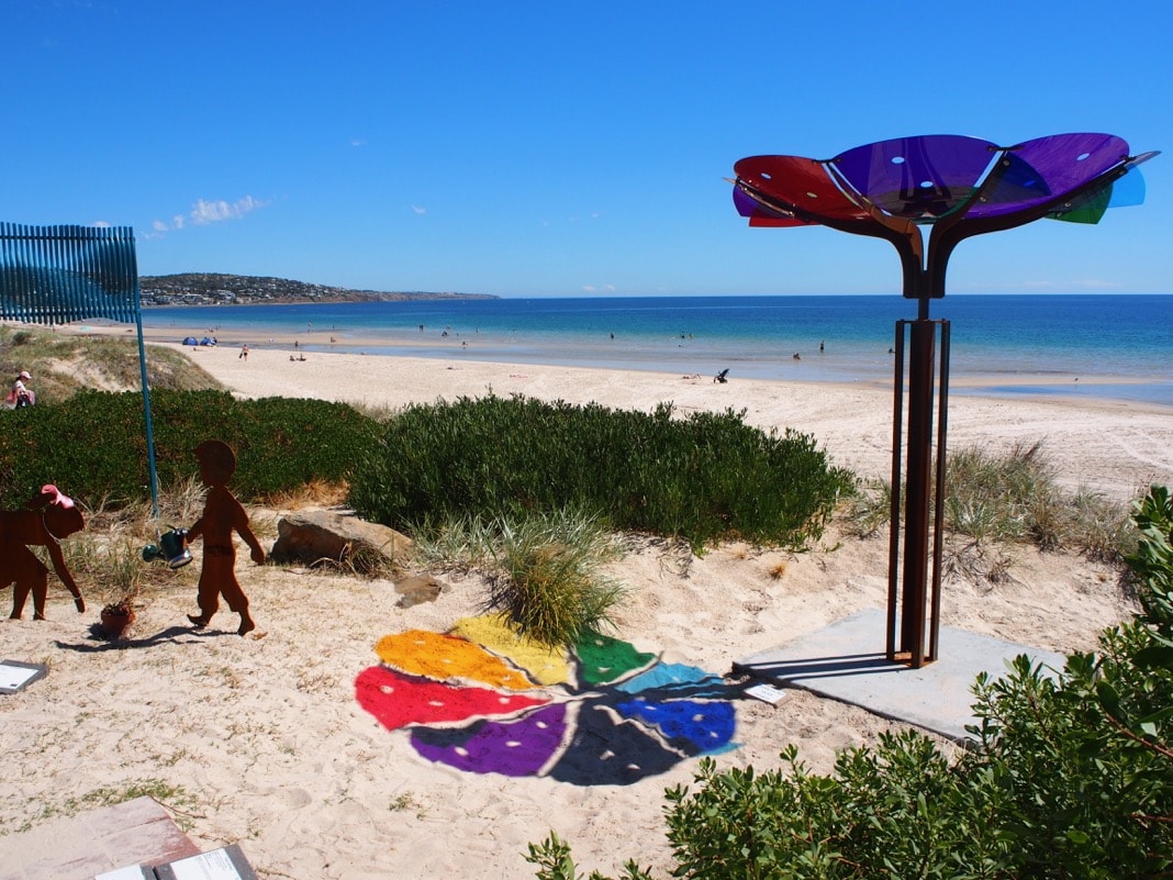 Rainbow Sculpture Adelaide Brighton Jetty Sculptures 2022 Event