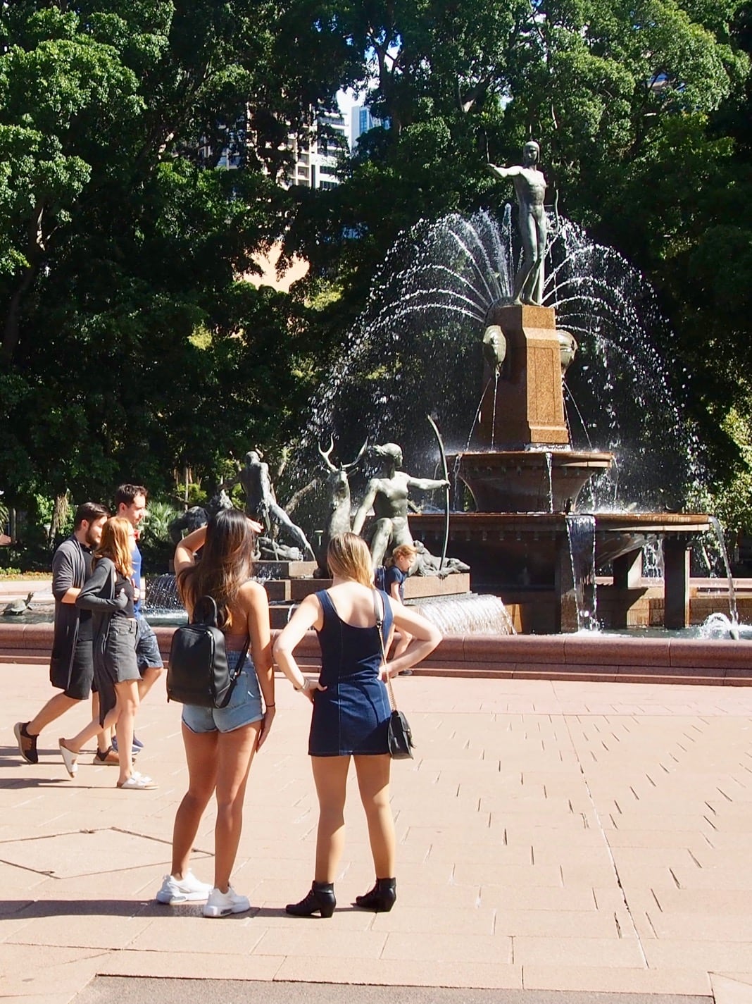 Apollo statue fountain Hyde Park Sydney