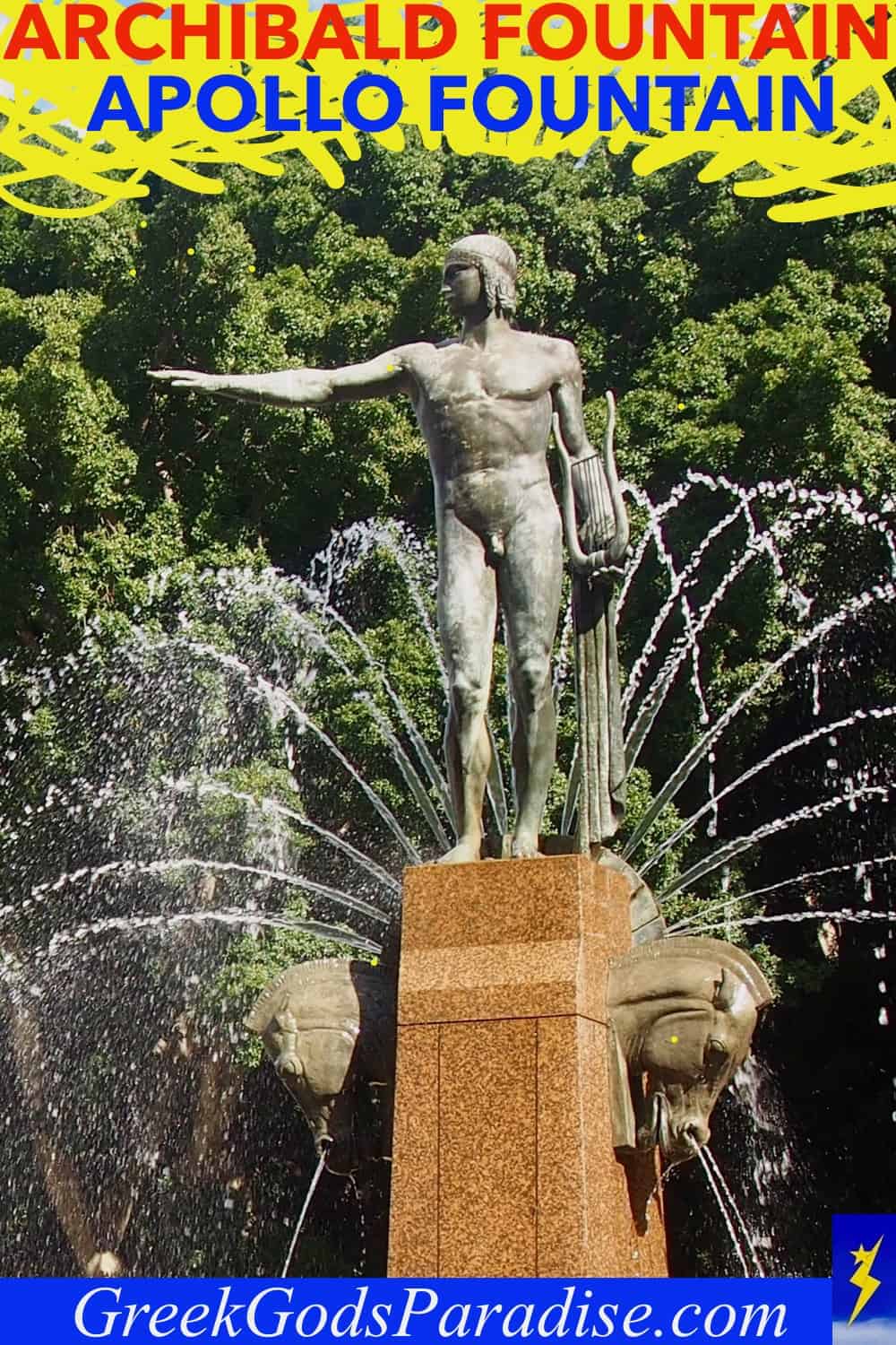 Archibald Fountain with Apollo in Hyde Park Sydney