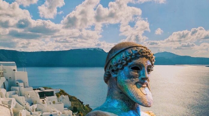 Hotels in Greece with Greek God