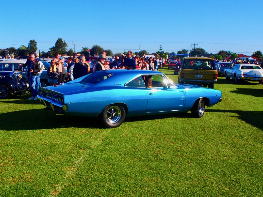 Blue Charger at the Bay to Birdwood
