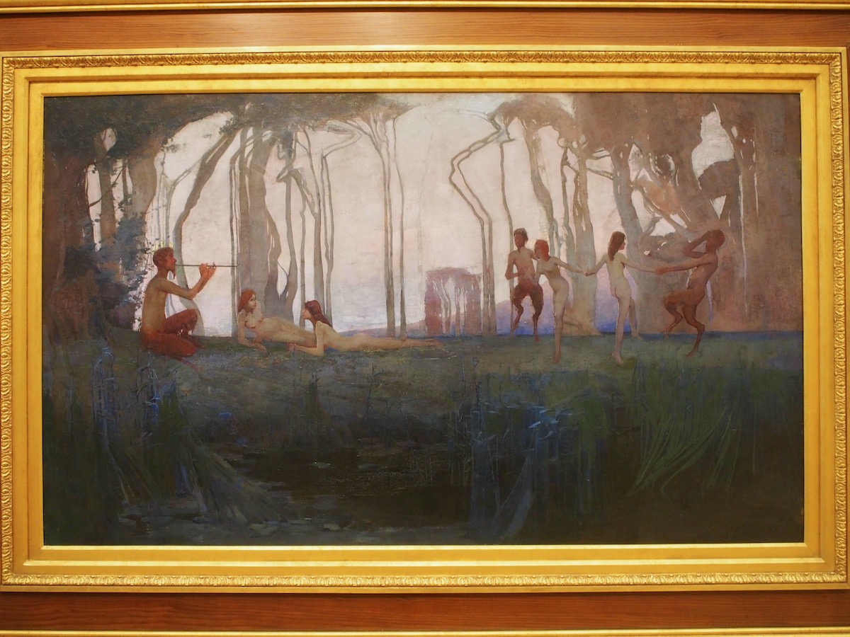 Pan Painting at the Art Gallery of New South Wales