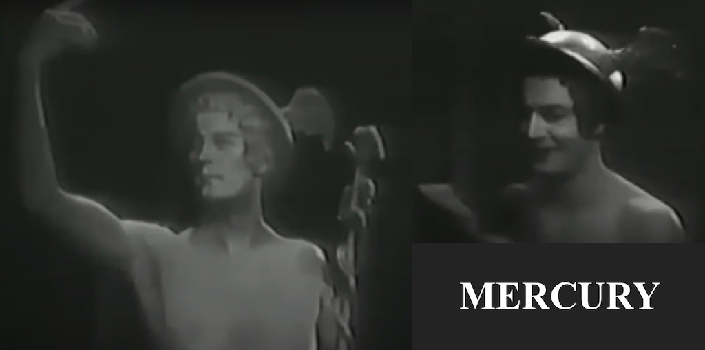 Paul Kaye as Mercury Night Life of the Gods 1935 Film