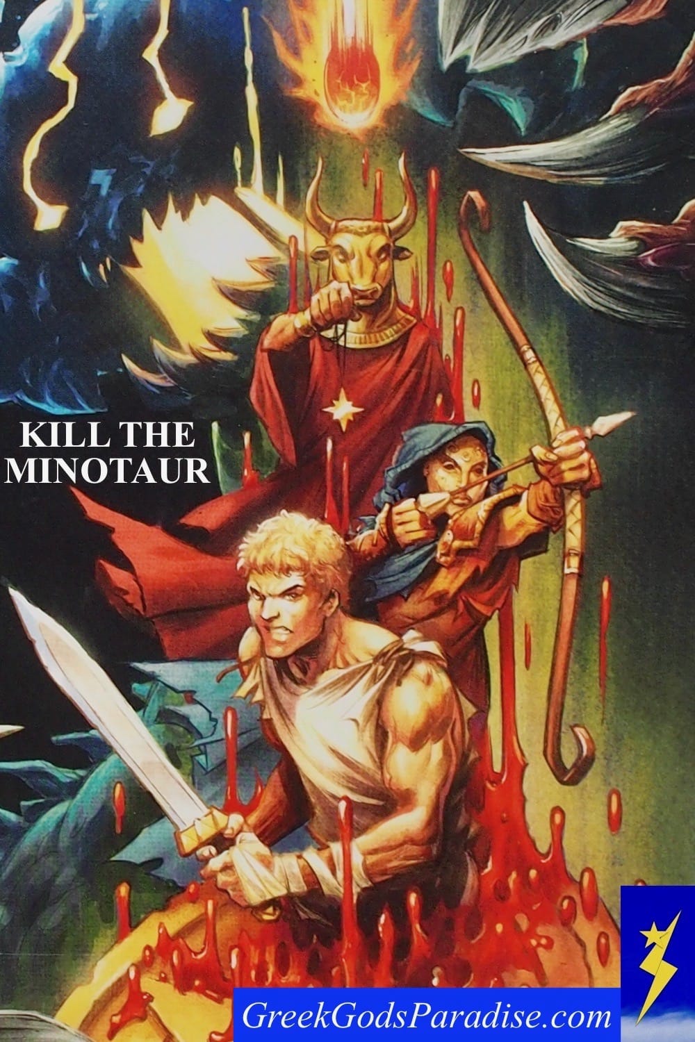 Kill the Minotaur Greek Mythology
