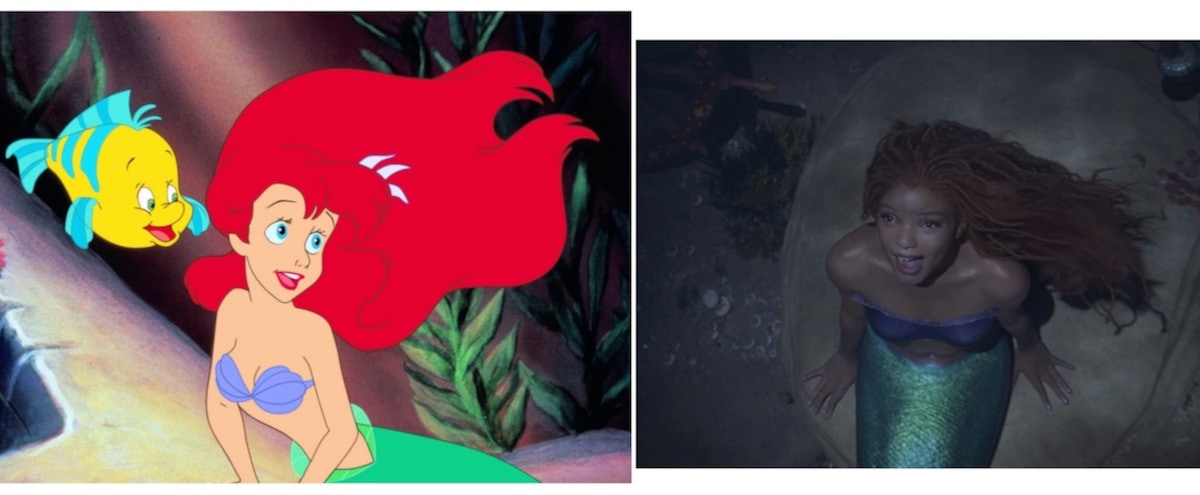 The Little Mermaid 2023 and The Little Mermaid 1989