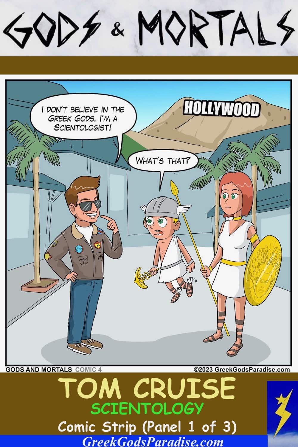 Tom Cruise Scientology Comic Strip