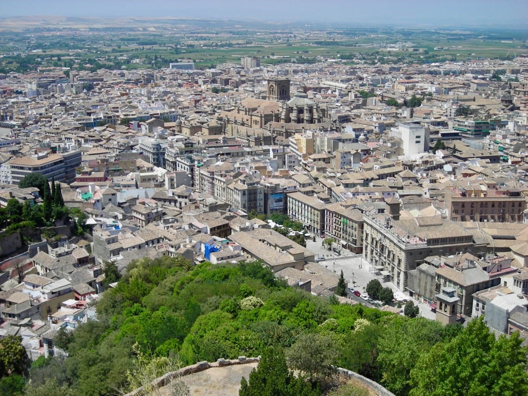 View of Granada from the Alhambra