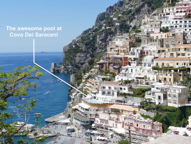 Best pool in Positano Amalfi Coast
