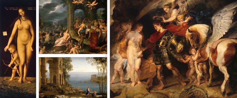 Greek Mythology Paintings in the Hermitage