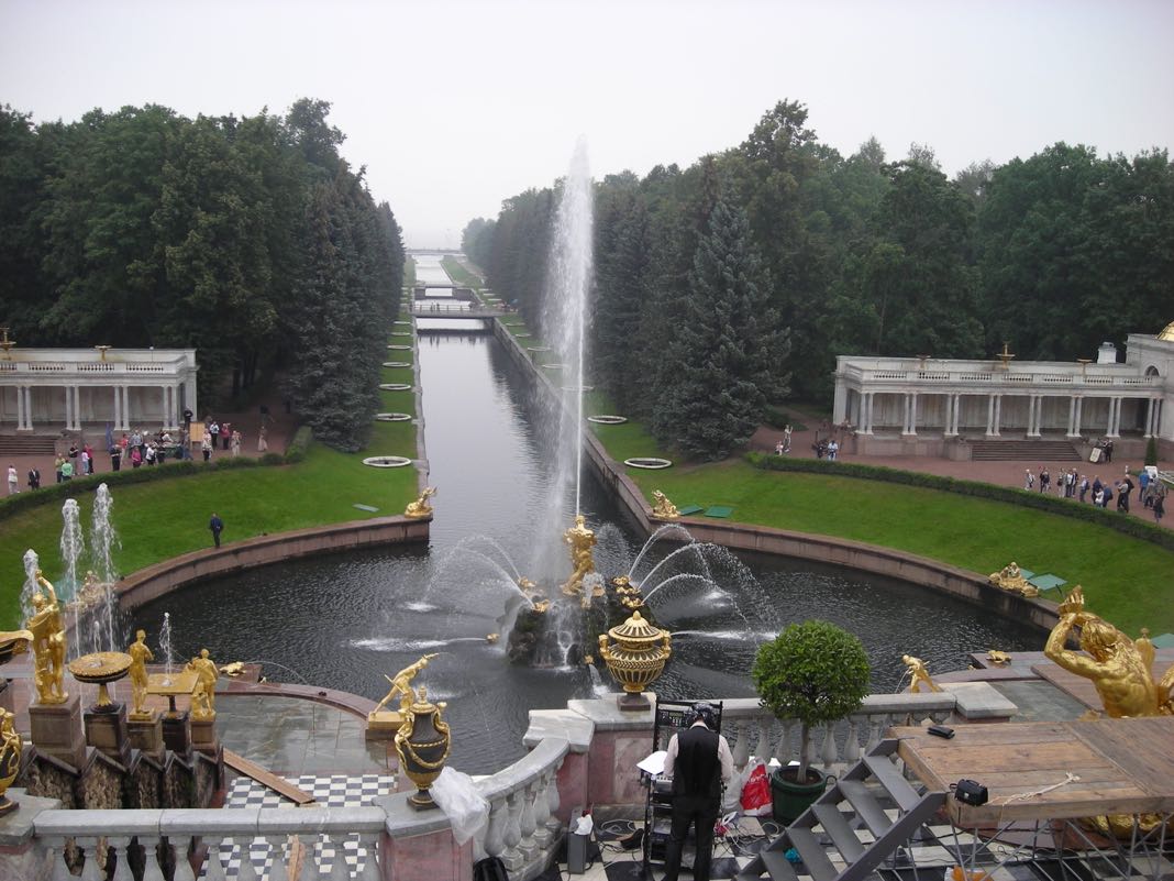 Peterhof Palace Grand Cascade Fountain