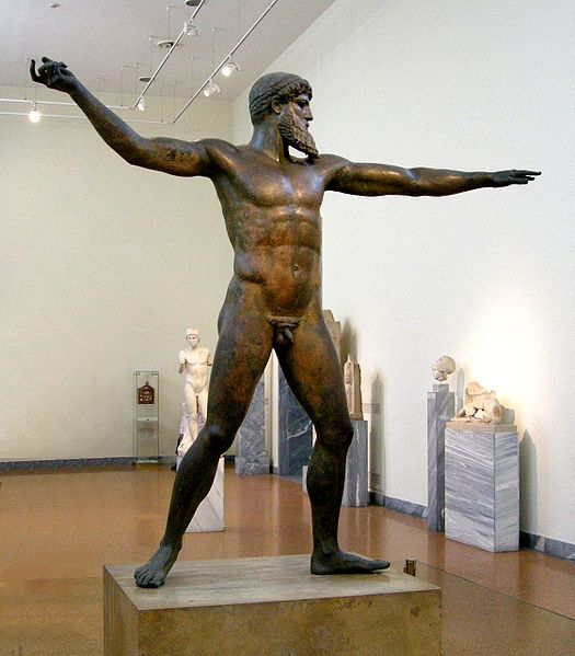 Zeus or Poseidon Sculpture
