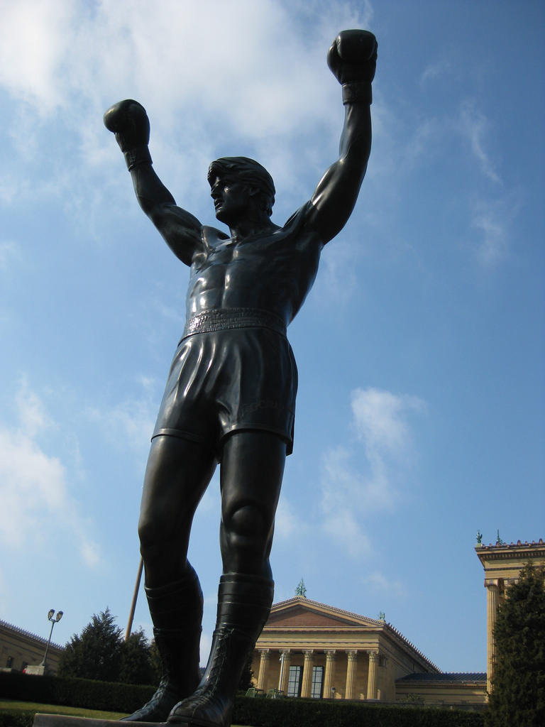 Rocky Statue