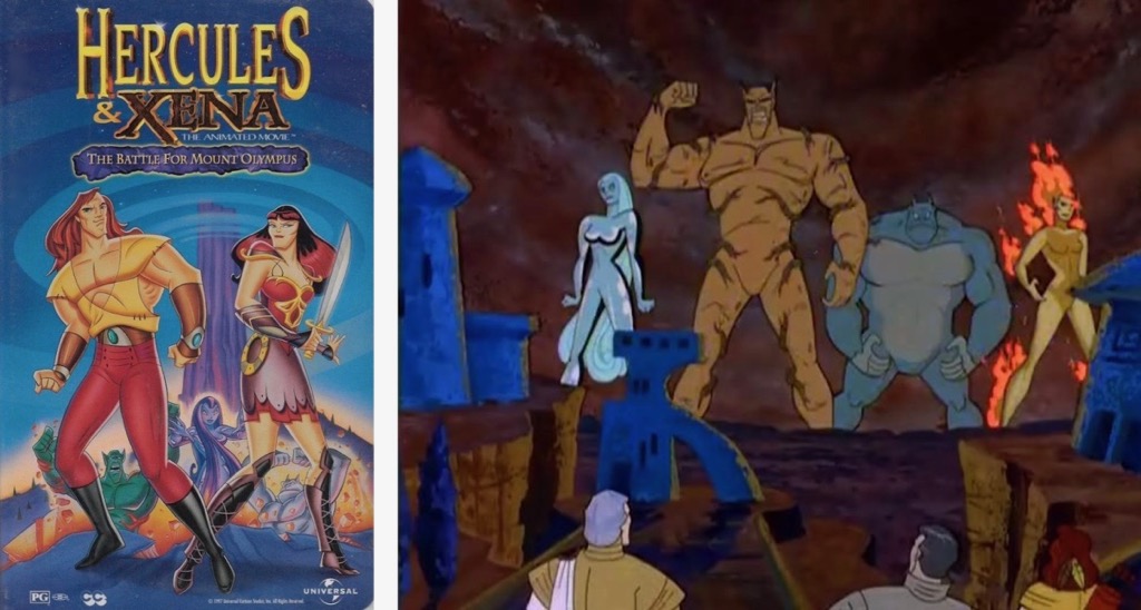 Hercules and Xena The Animated Movie The Battle for Mount Olympus Animated Cartoon