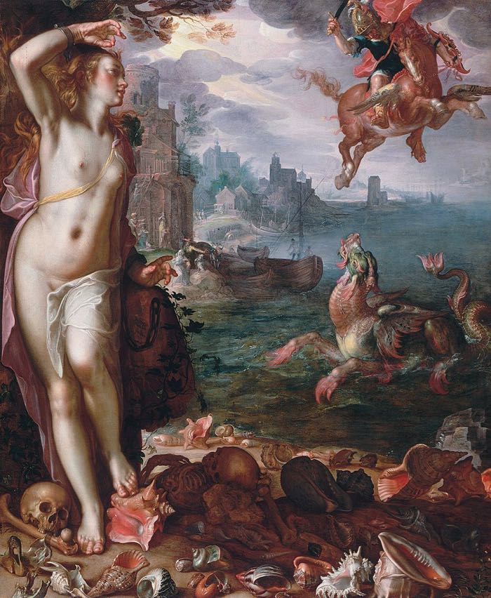 Greek Mythology Paintings Perseus and Andromeda