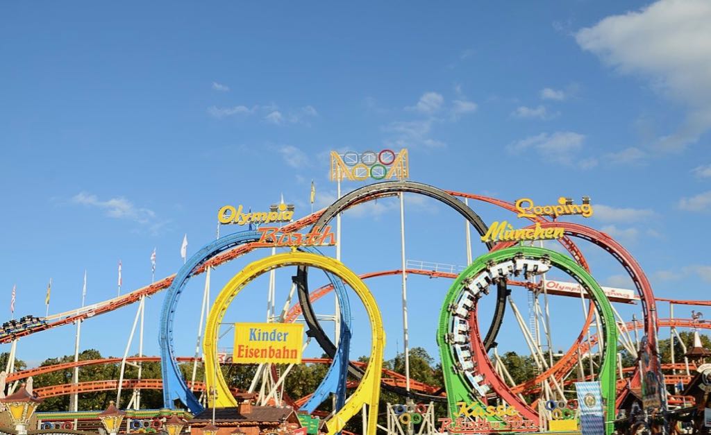 Theme Park Ride Olympia Looping