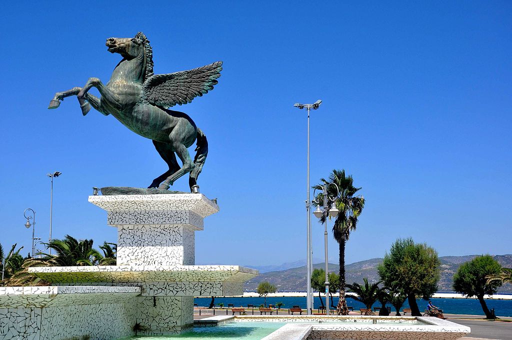 Pegasus symbol of New Corinth