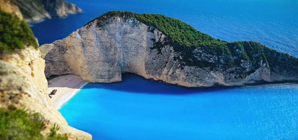 Shipwreck beach in Greece