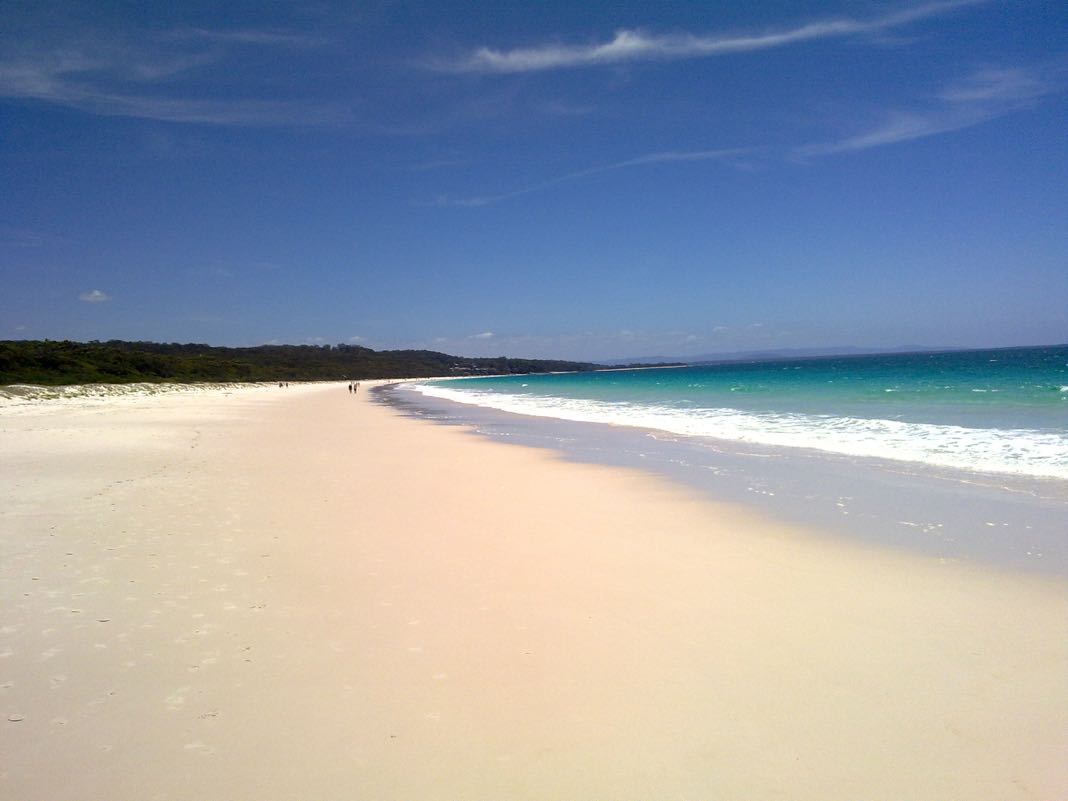 Whitest sand beach in Australia Hyams Beach