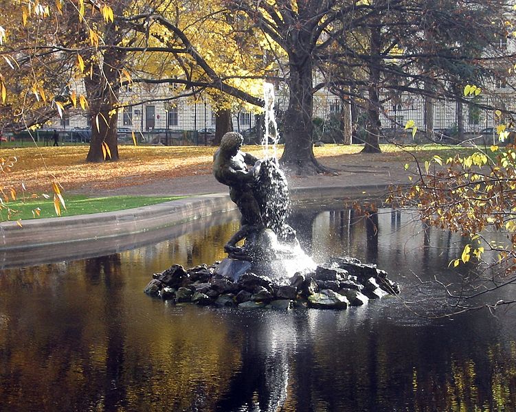 Hercules Fountain Burggarten Vienna
