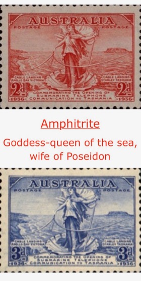 Amphitrite Goddess queen of the sea wife of Poseidon