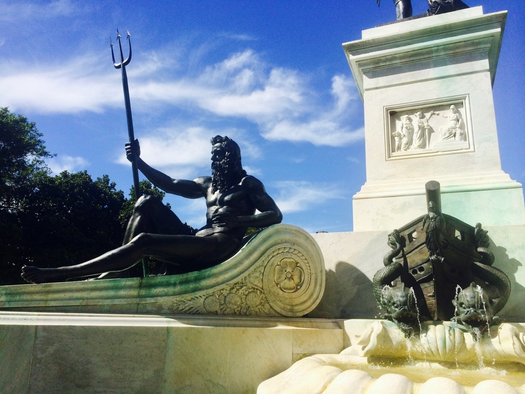 Neptune Sculpture Governor Phillip Fountain
