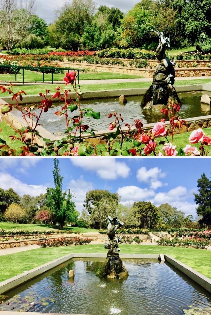 Pan Fountain Adelaide Veale Gardens
