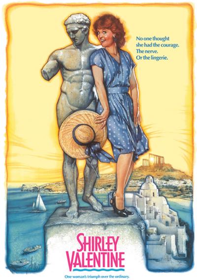 Shirley Valentine Mykonos Movie Poster