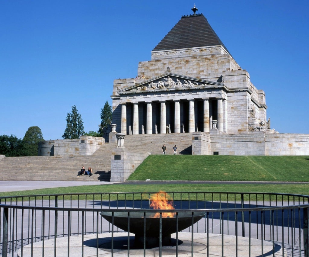 Shrine of Remembrance Greek Mythology Monument Australia