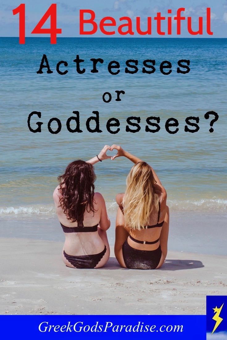 Beautiful Actresses or Goddesses at the beach