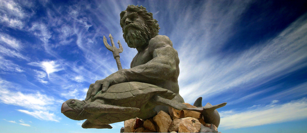 Greek Mythology Statues Neptune Poseidon