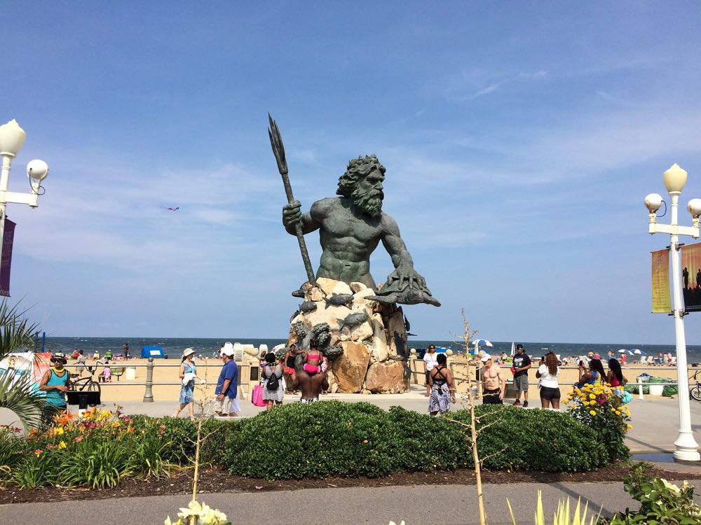 Greek Mythology Statues Neptune Virginia Beach