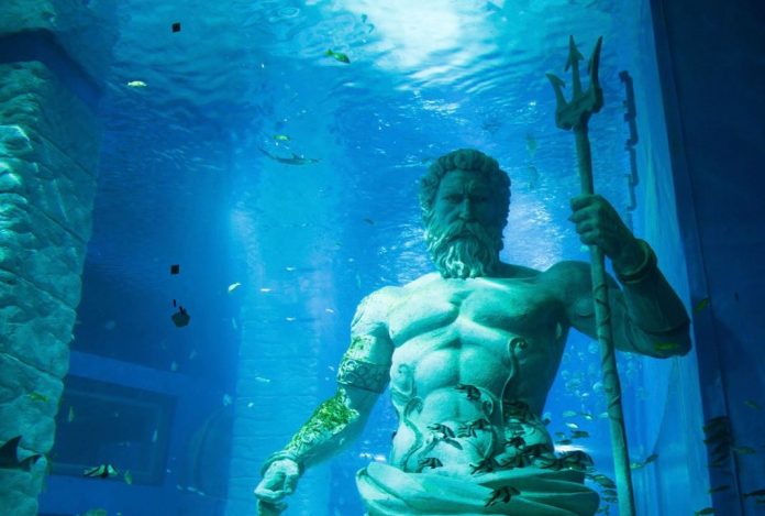 Dive Sites Greek God Statues Underwater