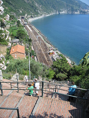 Cinque Terre Corniglia Staircase