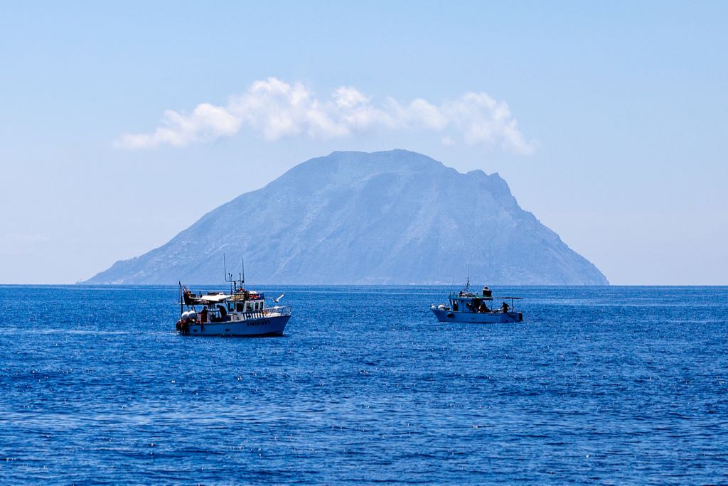 Alicudi Island in the Aeolian Archipelago