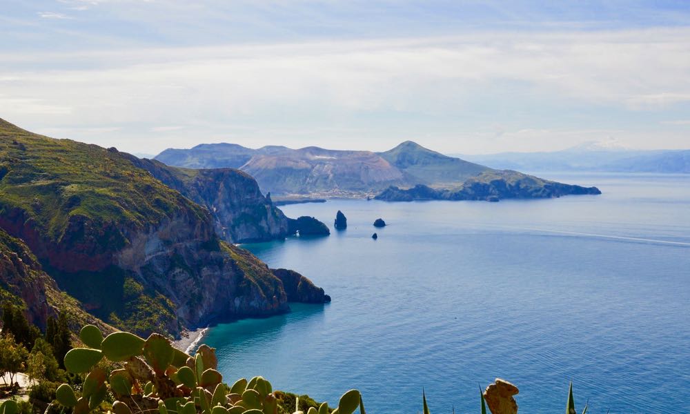 Lipari Beach Views Aeolian Island