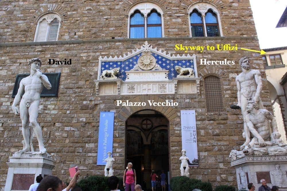 Palazzo Vecchio Hercules Uffizi Gallery