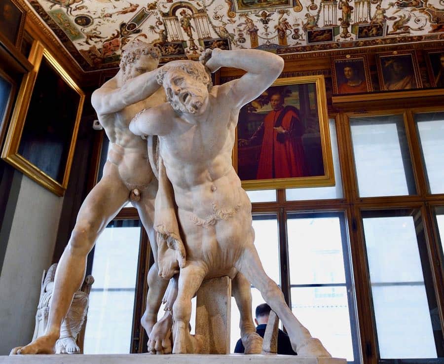 Uffizi Gallery Hercules and Nessus Sculpture